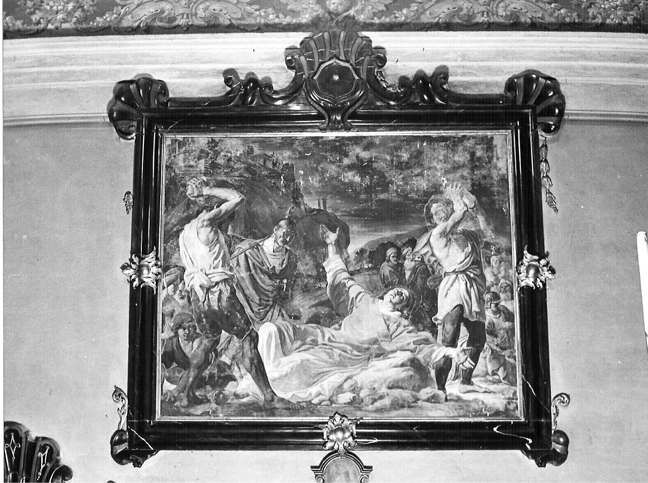 martirio di Santo Stefano (dipinto, opera isolata) - ambito lombardo (sec. XVII)