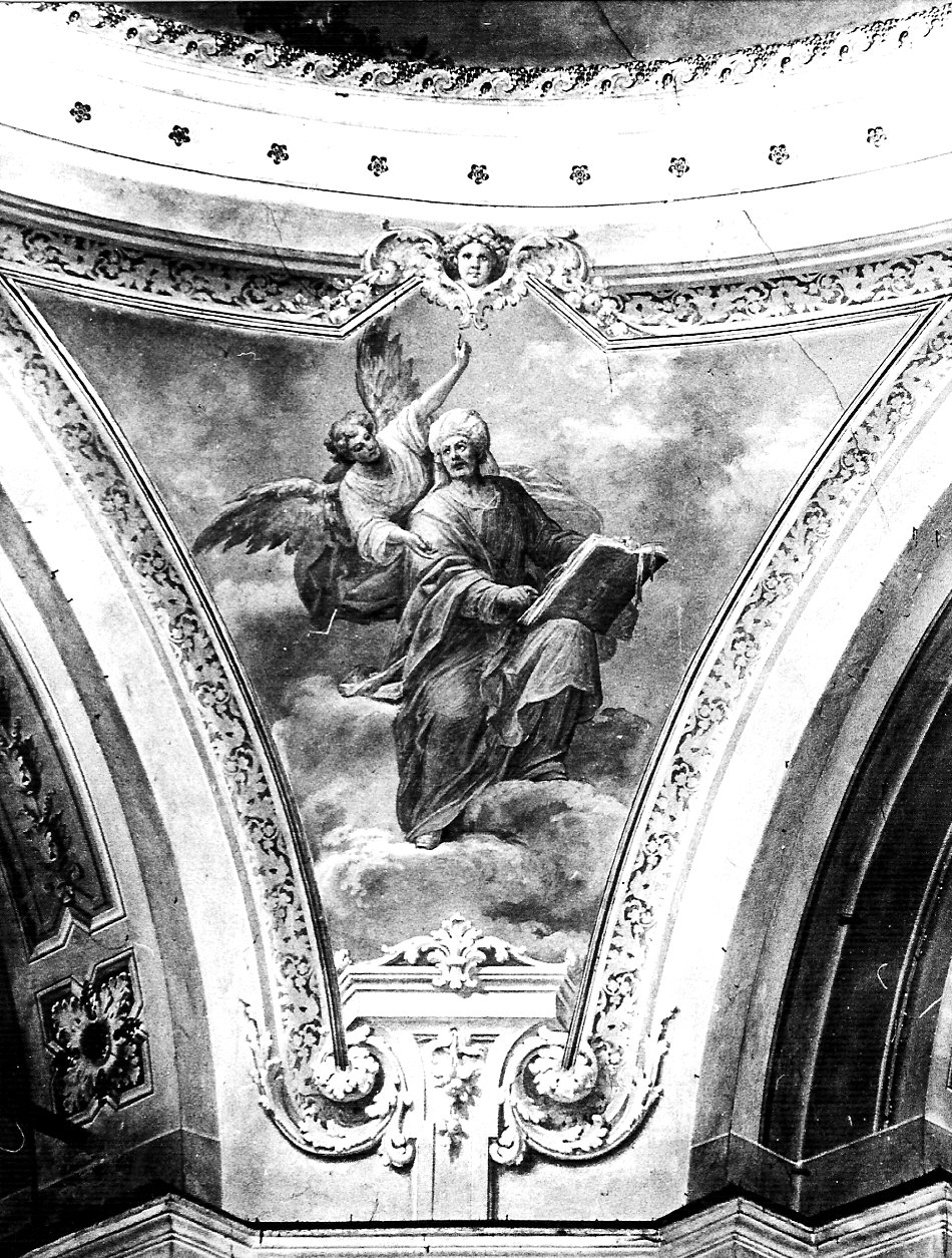 San Matteo (decorazione pittorica, elemento d'insieme) di Tagliaferri Luigi (sec. XX)