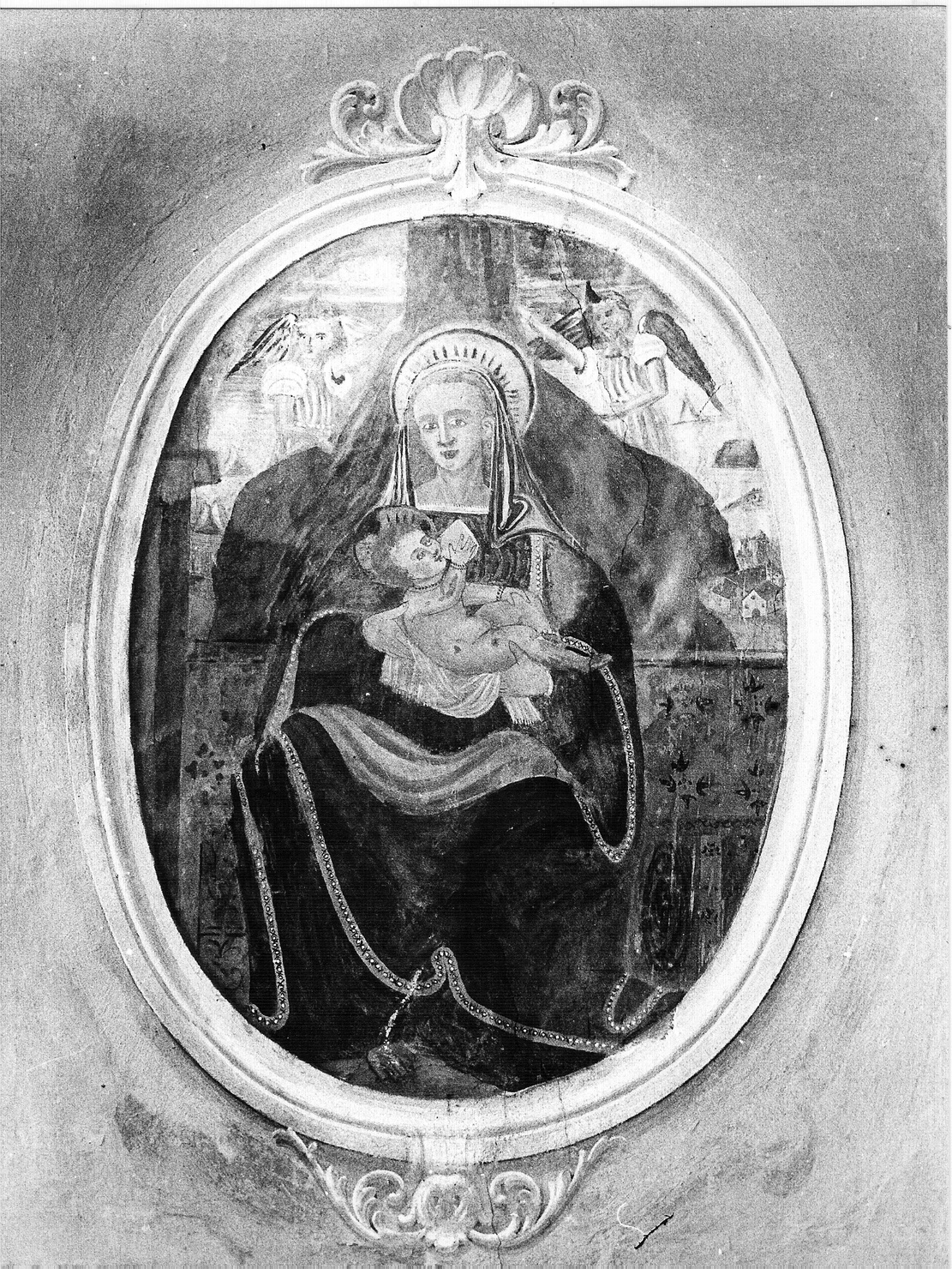 Madonna del Latte (dipinto, opera isolata) - ambito lombardo (sec. XVI)