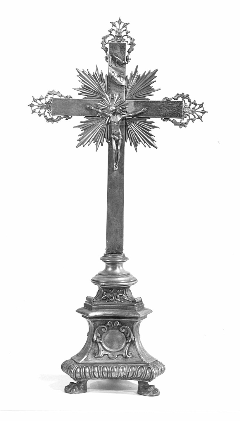 croce d'altare - bottega lombarda (fine/inizio secc. XIX/ XX)