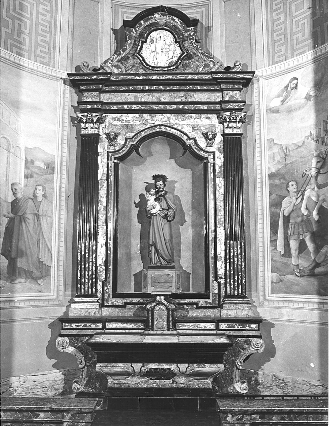 altare - a edicola, opera isolata - bottega lombarda (metà sec. XVIII)