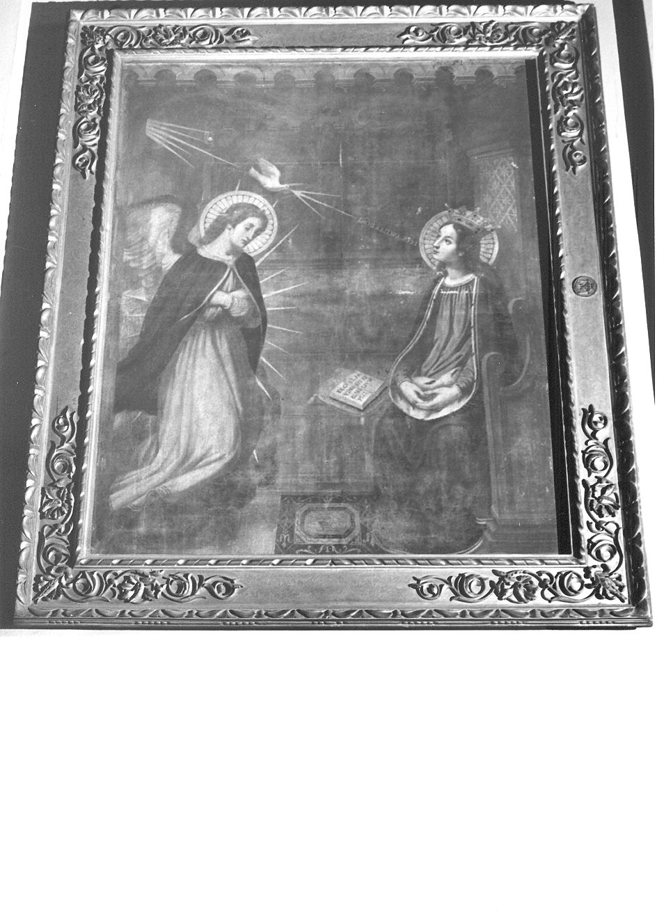 Annunciazione (dipinto, opera isolata) - ambito lombardo (primo quarto sec. XVIII)