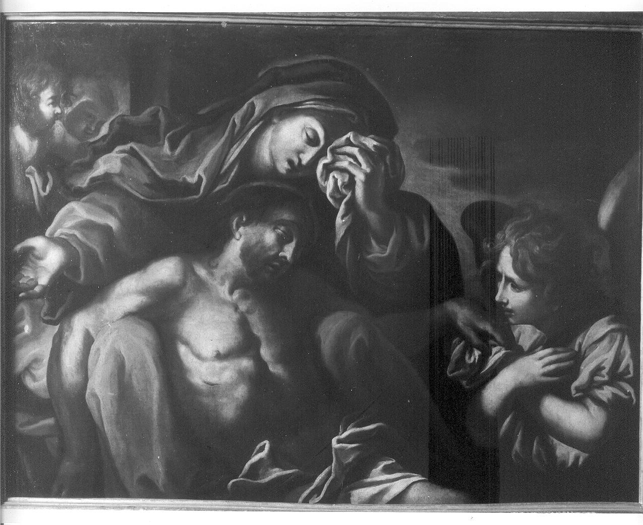 compianto sul Cristo morto (dipinto, opera isolata) - ambito emiliano (sec. XVII)