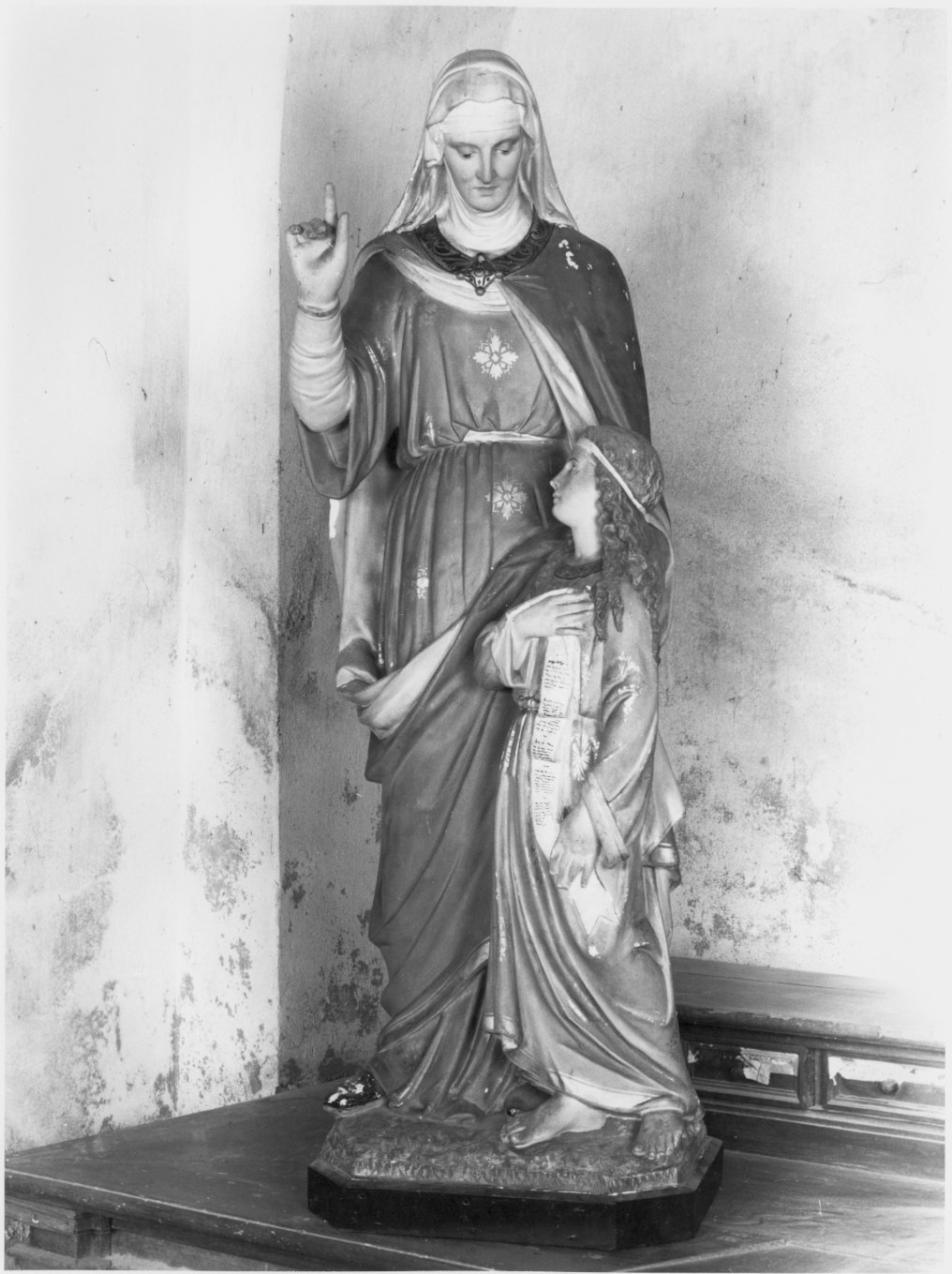statua, opera isolata - bottega valtellinese (sec. XX)