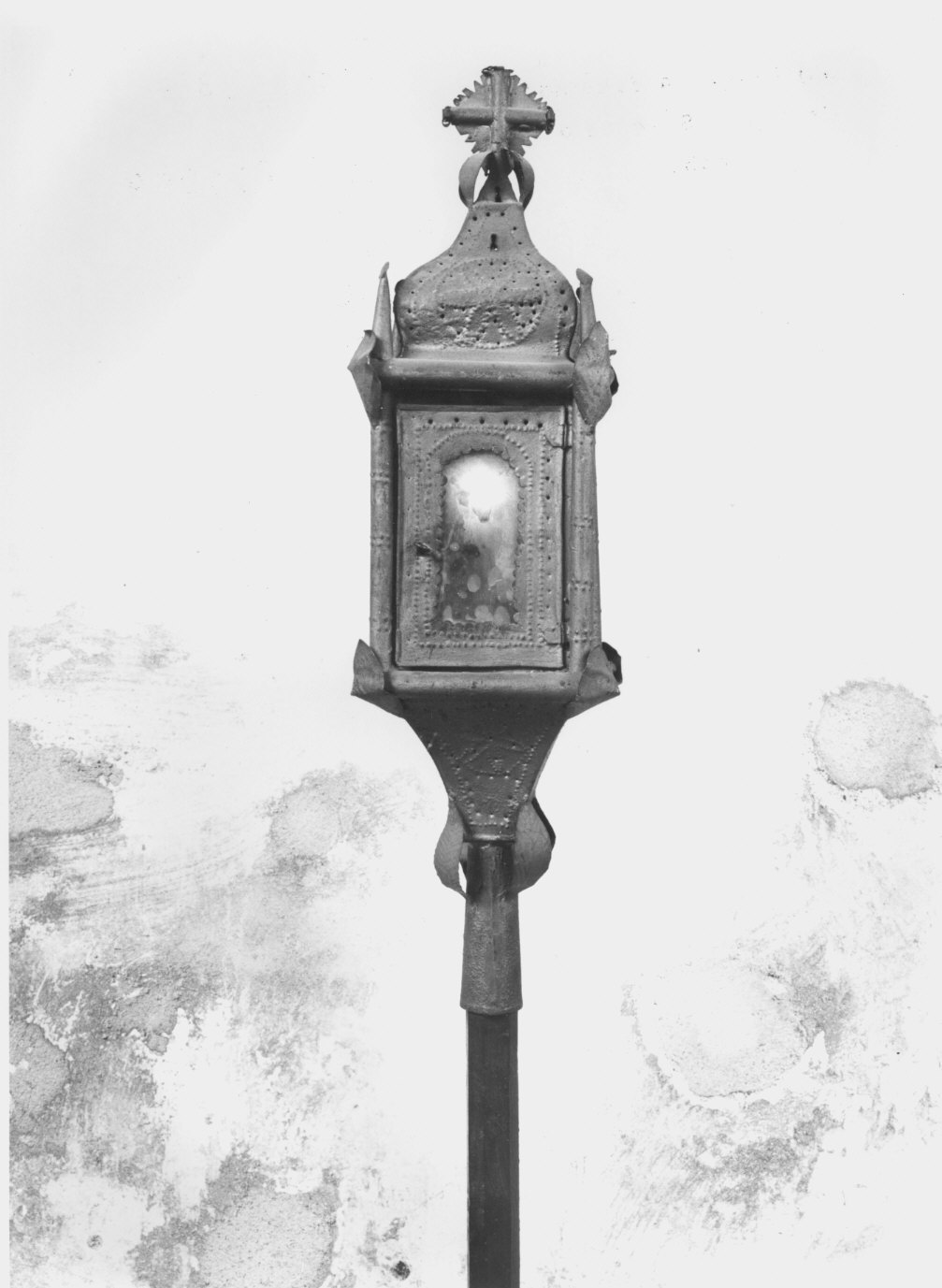 candelabro portatile, serie - bottega valtellinese (sec. XIX)