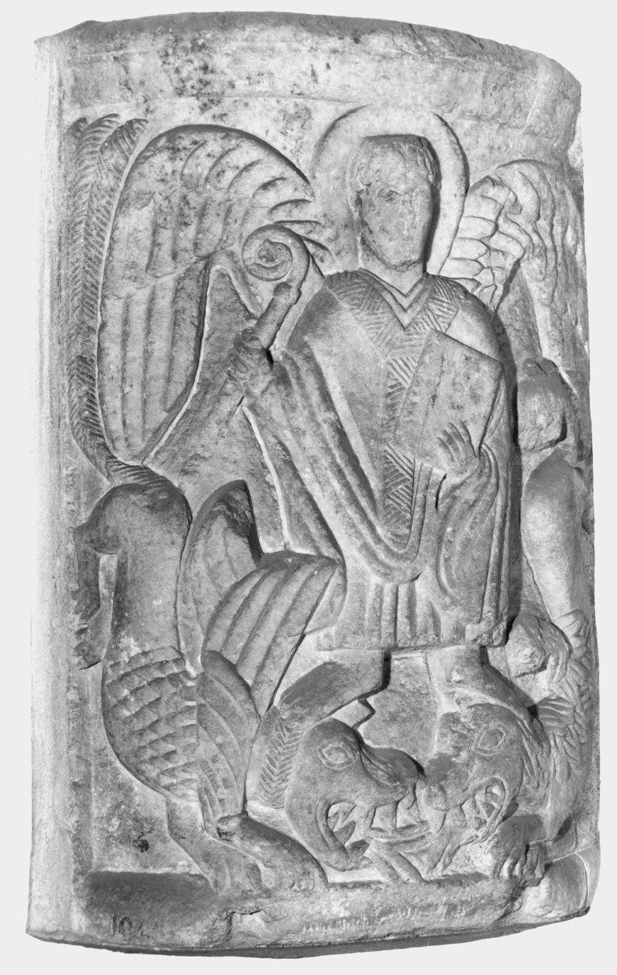 rilievo, frammento - bottega lombarda (inizio sec. XII)