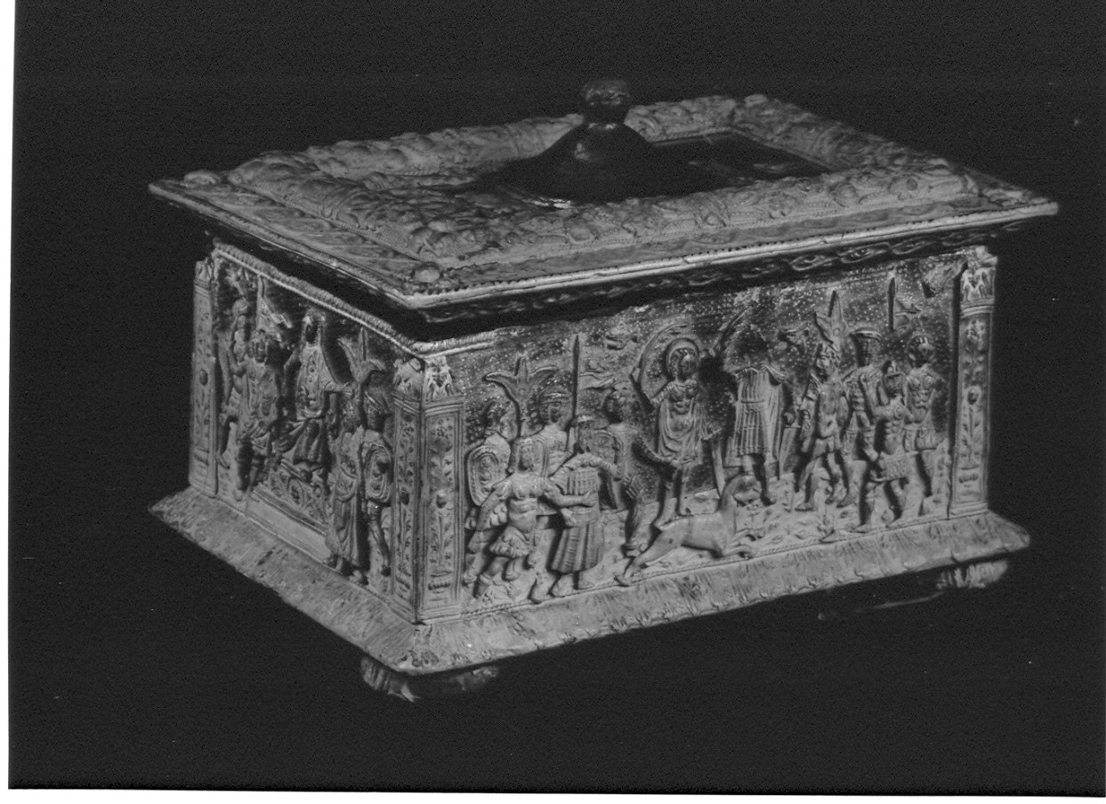 capsella per reliquie d'altare, opera isolata - ambito lombardo (sec. XIV)