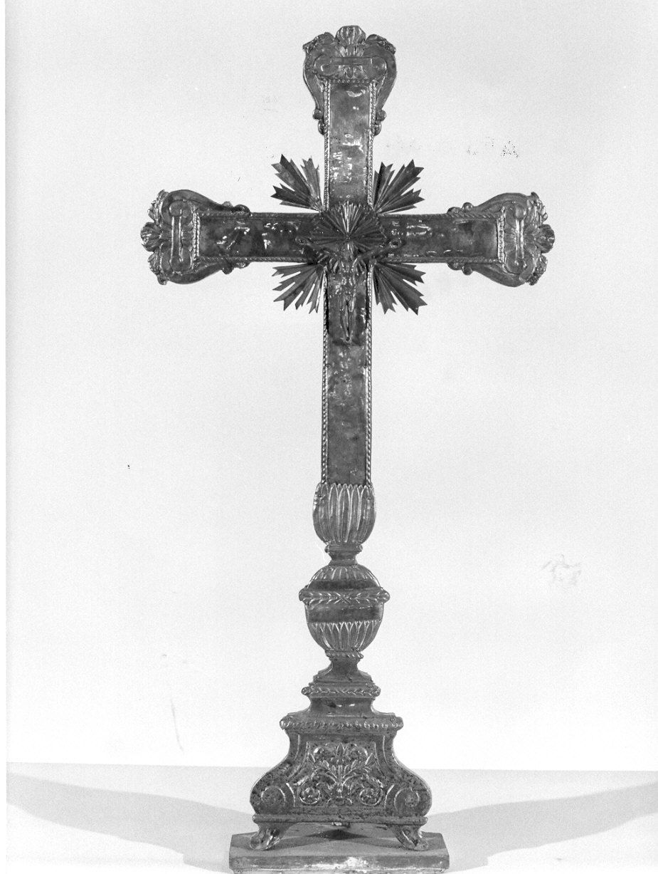 croce d'altare, opera isolata - ambito lombardo (primo quarto sec. XIX)