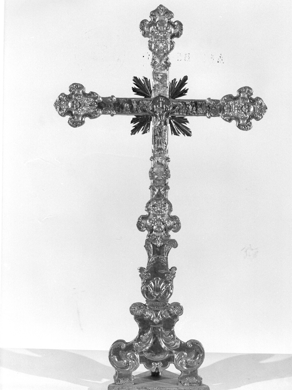 croce d'altare, opera isolata - ambito lombardo (sec. XVIII)