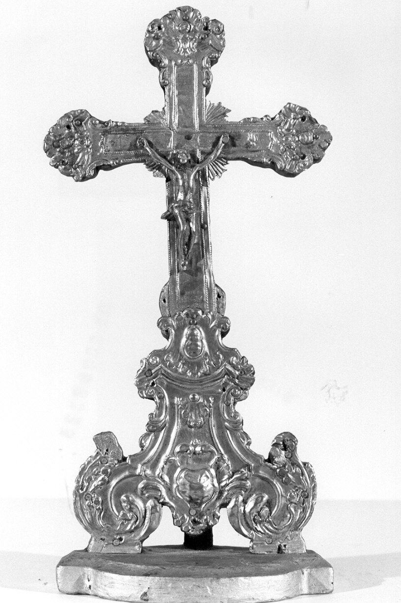 croce d'altare, opera isolata - ambito lombardo (sec. XVII)