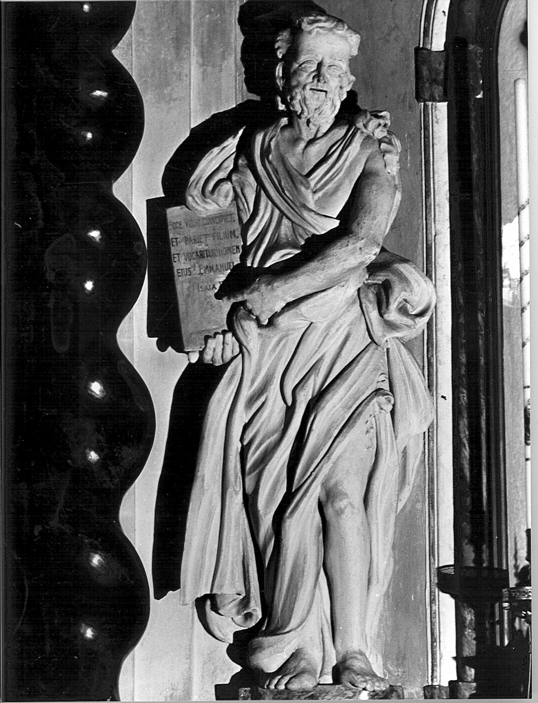 Isaia (statua, elemento d'insieme) - bottega lombarda (sec. XVIII)