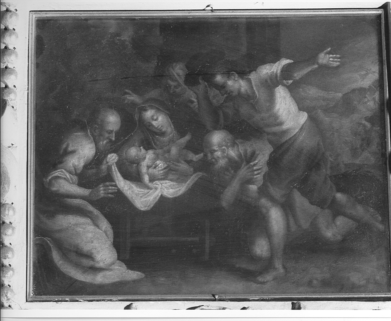 natività di Gesù (dipinto, elemento d'insieme) di Recchi Gian Paolo (sec. XVII)