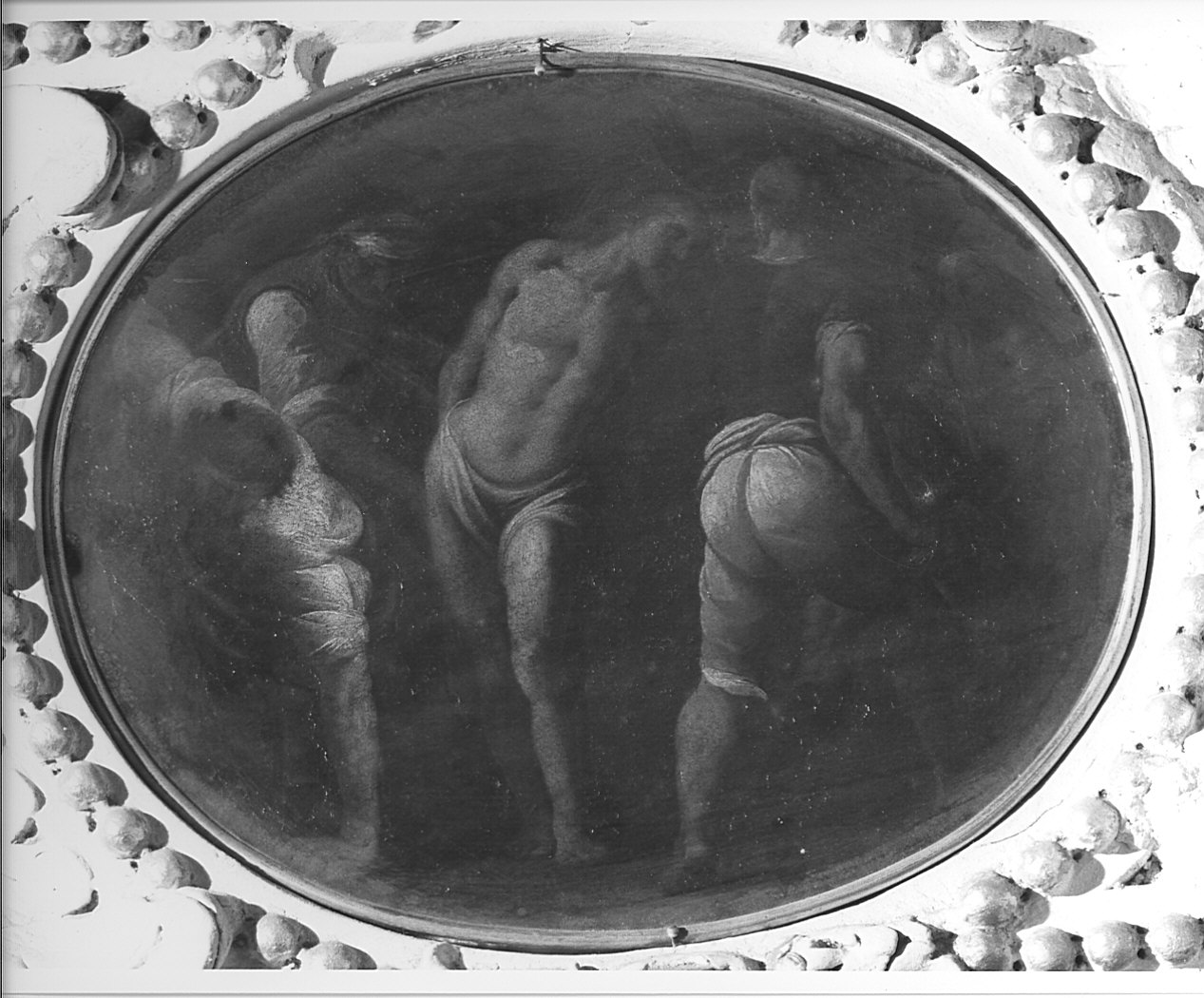 flagellazione di Cristo (dipinto, elemento d'insieme) di Recchi Gian Paolo (sec. XVII)