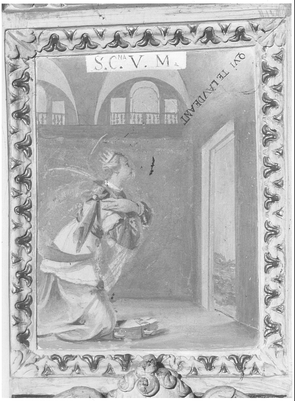 Santa Caterina d'Alessandria (dipinto murale, elemento d'insieme) - ambito lombardo (seconda metà sec. XVII)