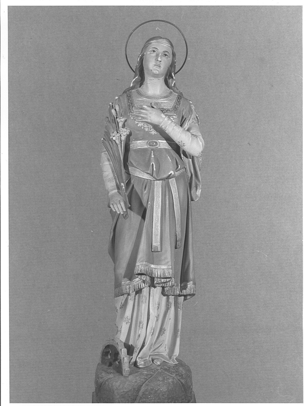 Santa Caterina d'Alessandria (statua, elemento d'insieme) di Nardini (sec. XX)