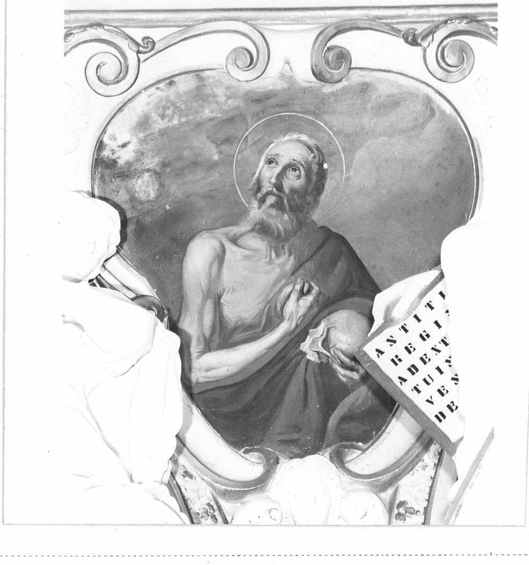 S. Girolamo, San Girolamo (decorazione pittorica, elemento d'insieme) di Mosello C (attribuito) (sec. XIX)
