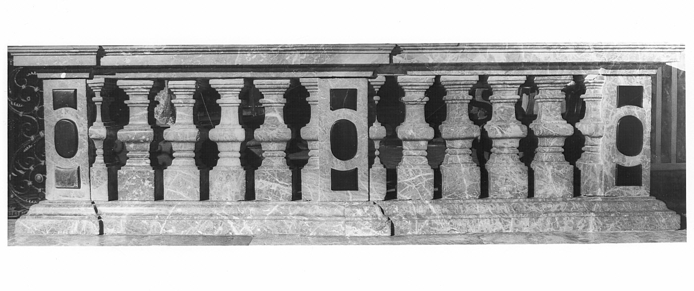 balaustrata di altare - bottega lombarda (sec. XIX)