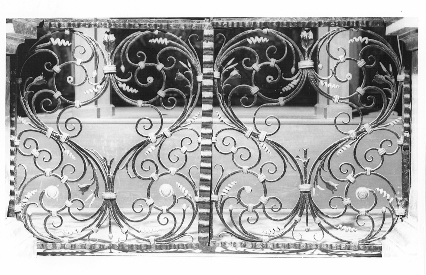 cancello di balaustrata - bottega lombarda (sec. XVIII)