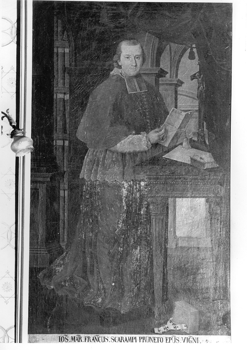 vescovo Maria Scarampi (dipinto, opera isolata) di Bassi Stefano (inizio sec. XIX)