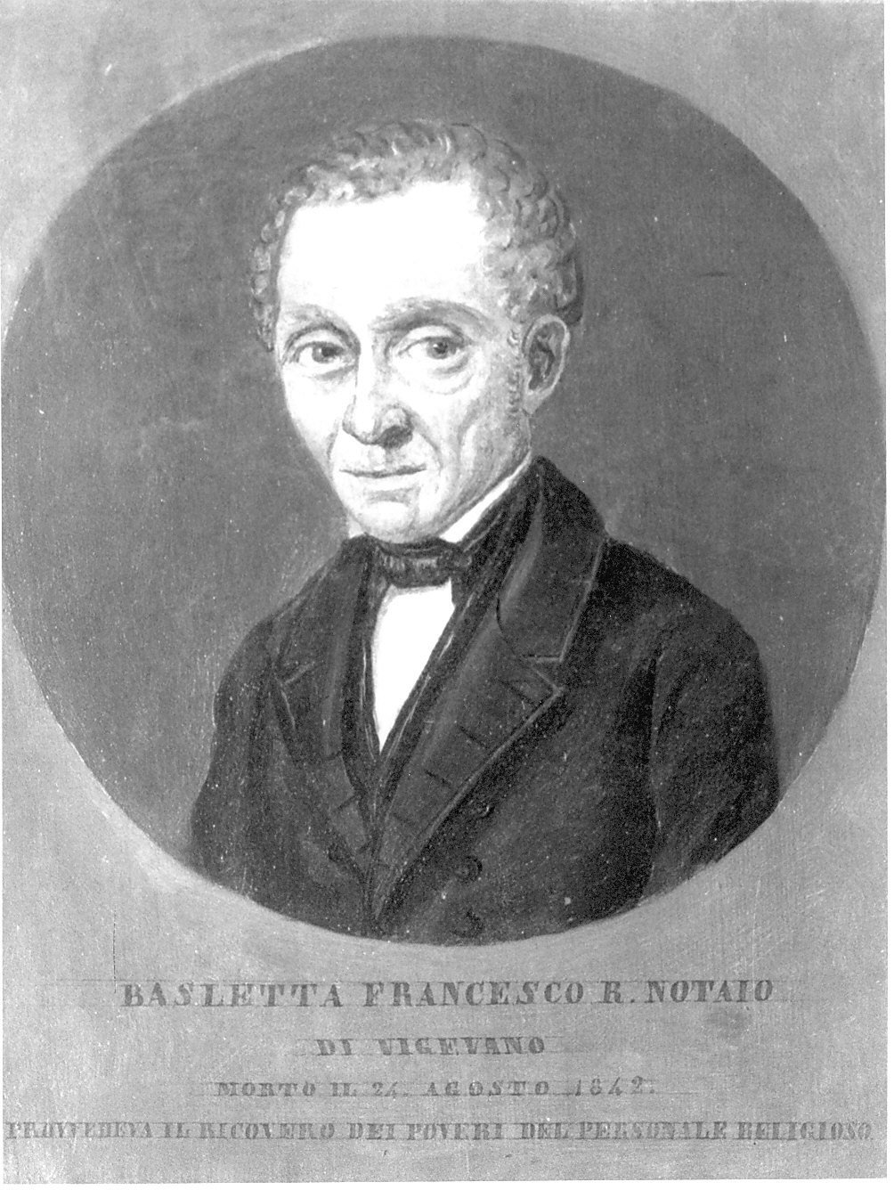 Francesco Basletta (dipinto, opera isolata) - ambito pavese (sec. XIX)