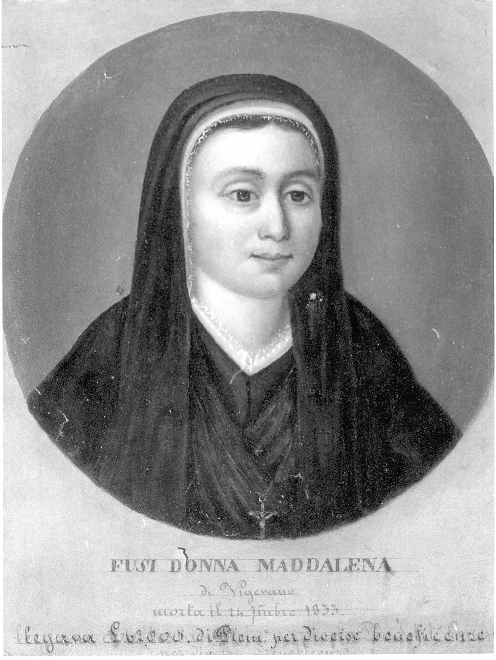 Maddalena Fusi (dipinto, opera isolata) - ambito lombardo (sec. XIX)
