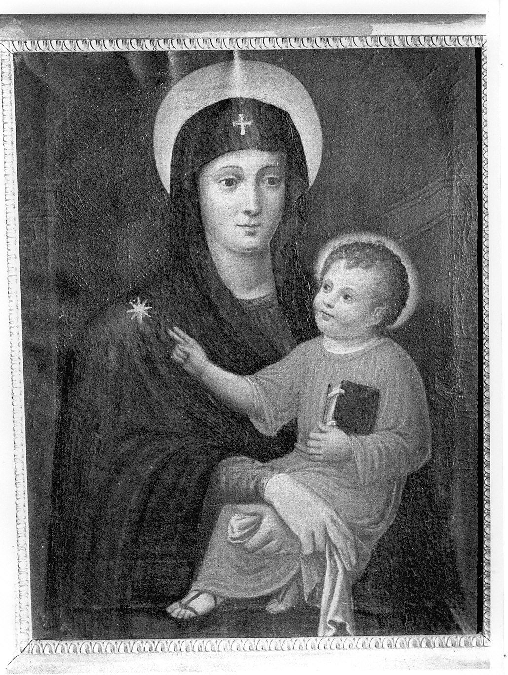 Madonna con Bambino (dipinto, opera isolata) - ambito lombardo (sec. XIX)
