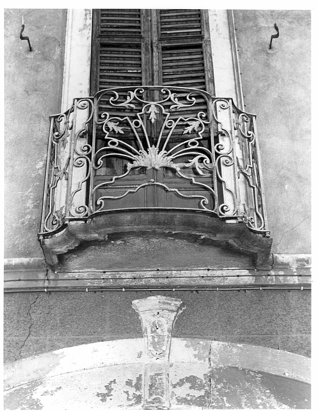 ringhiera di balcone - bottega lombarda (sec. XVIII)