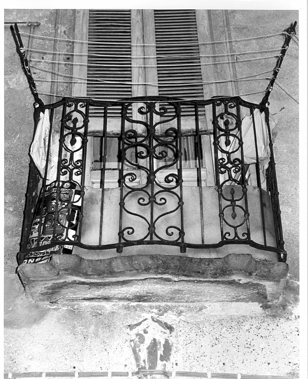 ringhiera di balcone - bottega lombarda (sec. XVIII)