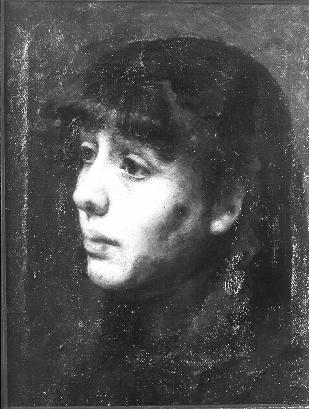 Aurelia, ritratto di donna (dipinto) di Ottone Casimiro (attribuito) (ultimo quarto sec. XIX)
