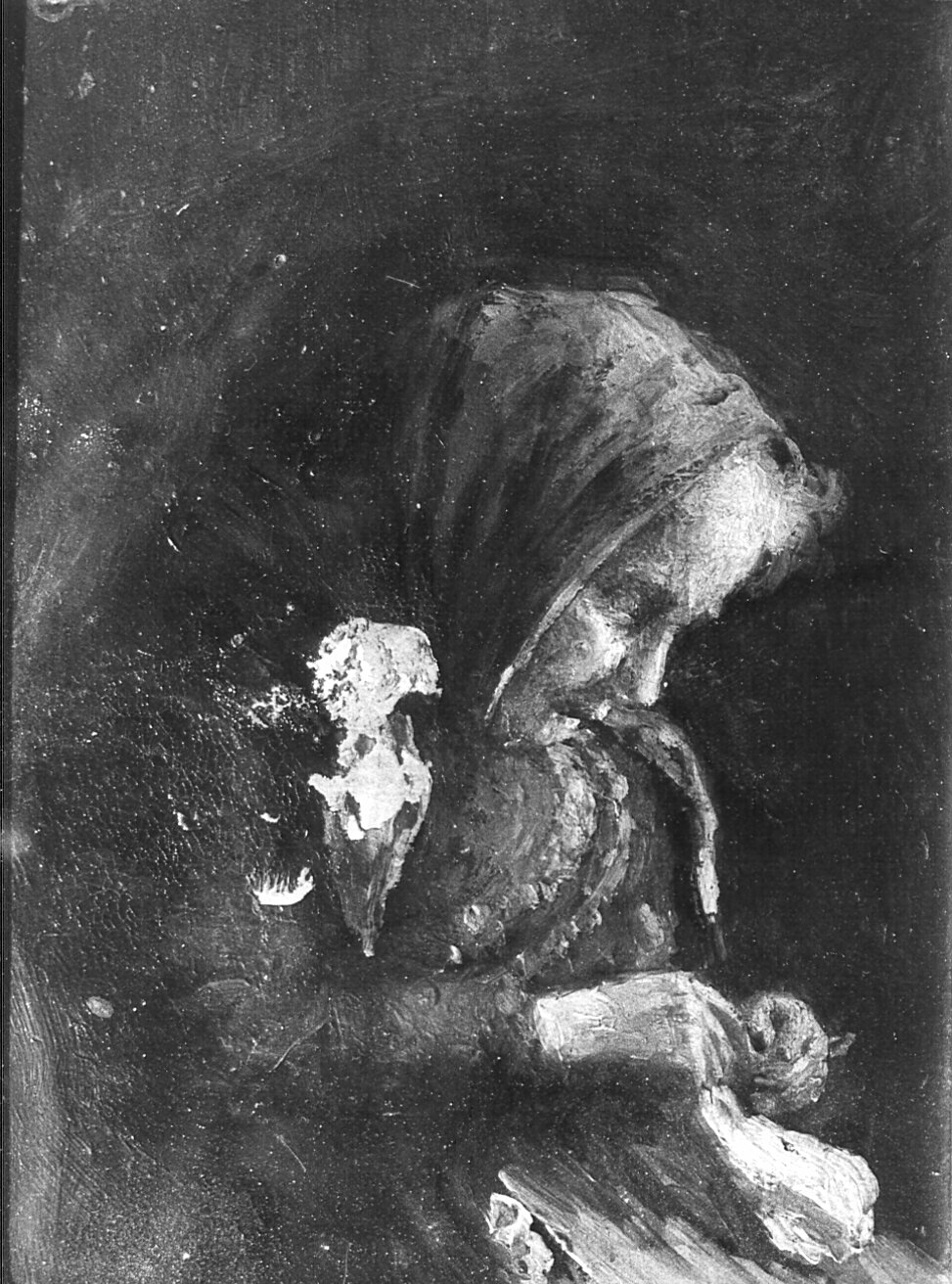 La Madre Francesca Giacomini, busto ritratto di donna (dipinto) di Ottone Casimiro (attribuito) (fine sec. XIX)