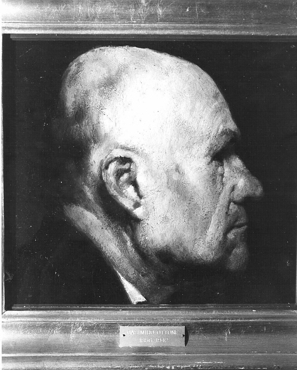 Ulisse - testa virile, ritratto d'uomo (dipinto) di Ottone Casimiro (attribuito) (primo quarto sec. XX)