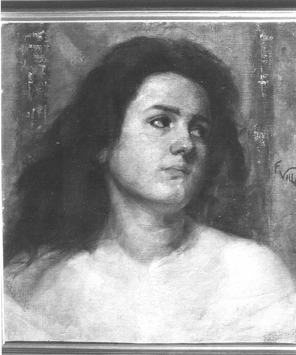 ritratto di donna (dipinto) di Villa Ferdinando (attribuito) (inizio sec. XX)