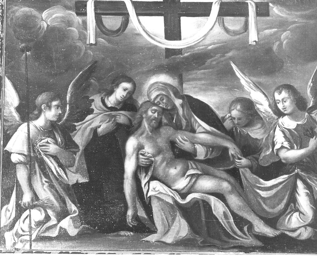 pietà (dipinto, opera isolata) - ambito lombardo-cremonese (sec. XVII)