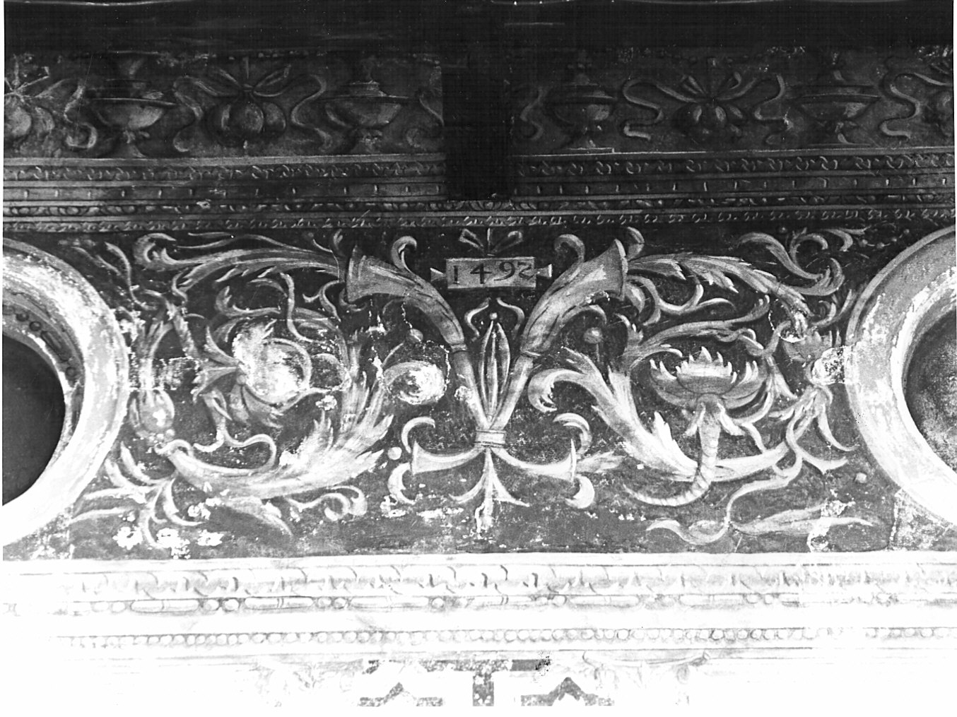 dipinto murale, elemento d'insieme - ambito lombardo (fine, inizio sec. XV, sec. XX)