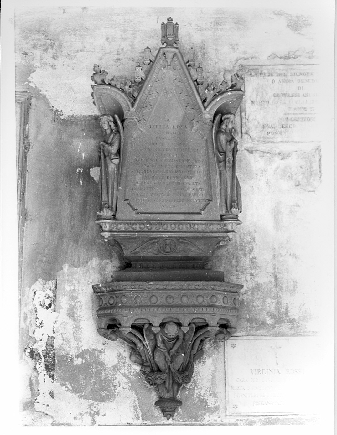 monumento sepolcrale a Teresa Losa (monumento funebre) - bottega lombarda (seconda metà sec. XIX)