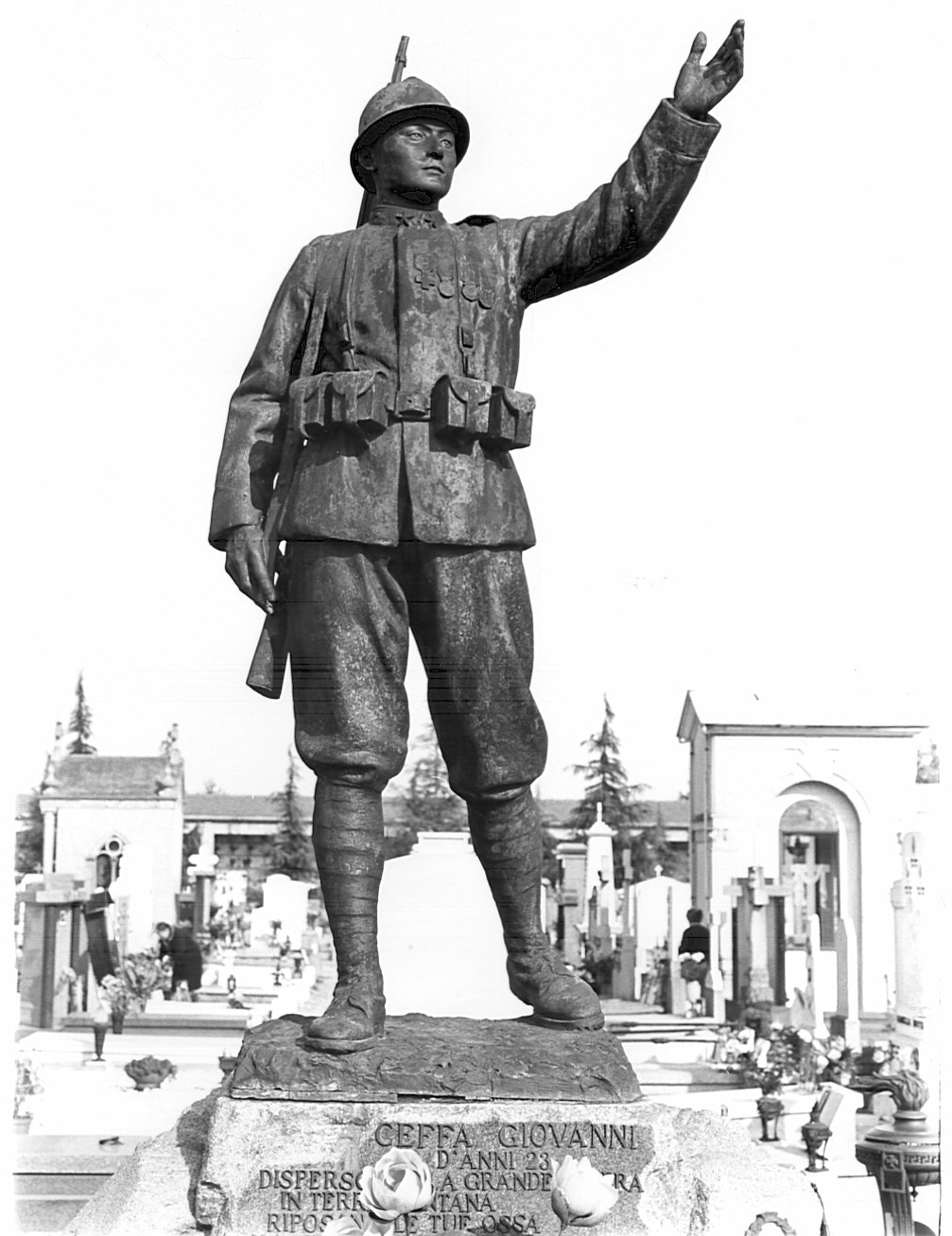 soldato (statua) - bottega piemontese (sec. XX)