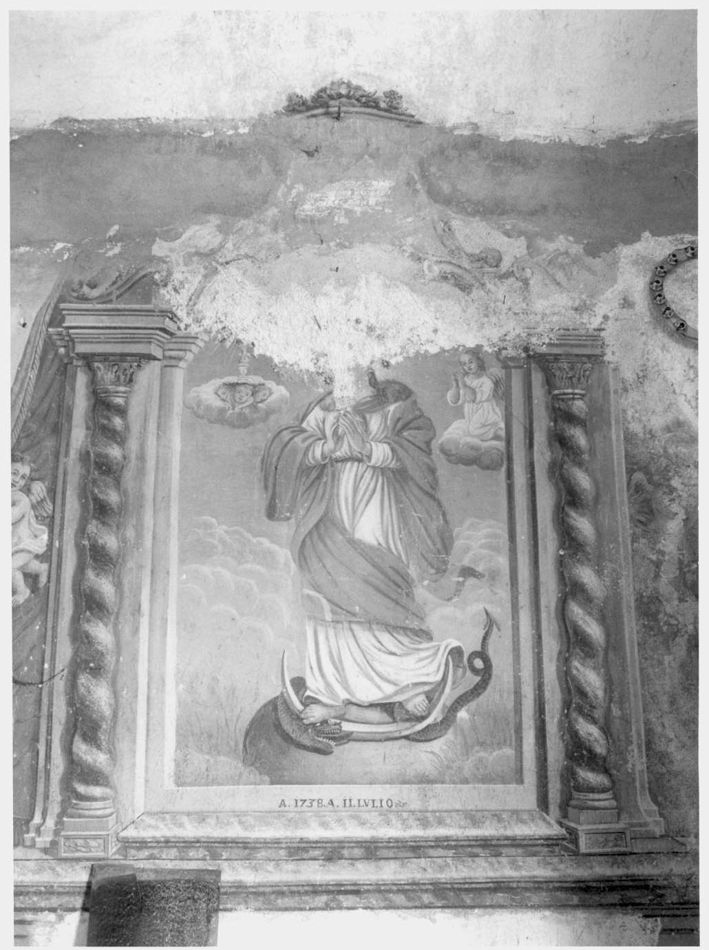 Immacolata Concezione (dipinto murale) - ambito lombardo (sec. XVIII)