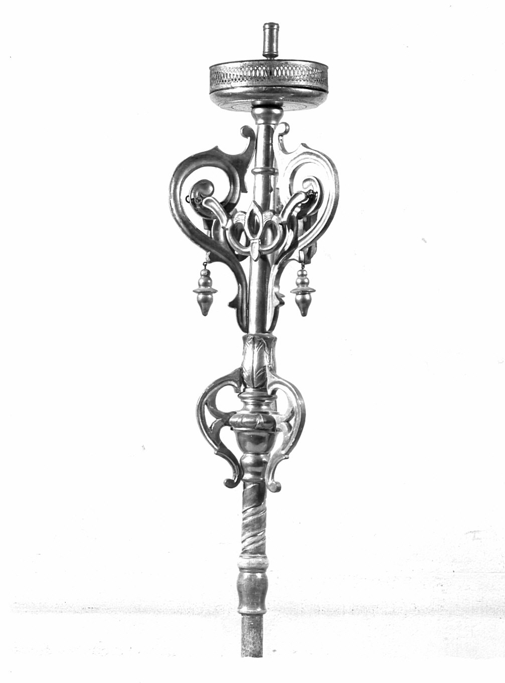 candelabro - bottega lombarda (seconda metà sec. XIX)