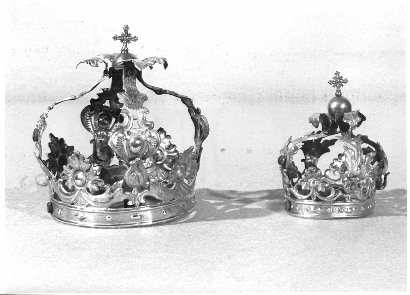 corona da statua, serie - bottega lombarda (prima metà sec. XIX)