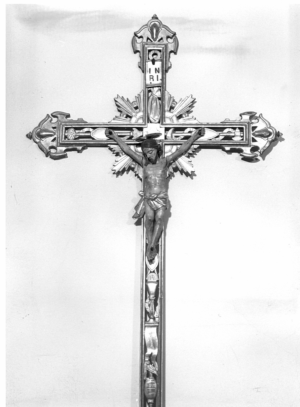 croce processionale - bottega lombarda (seconda metà sec. XIX)