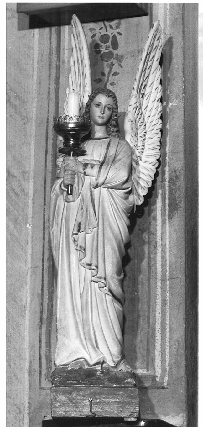 candelabro - a statua, coppia - bottega lombarda (secc. XIX/ XX)