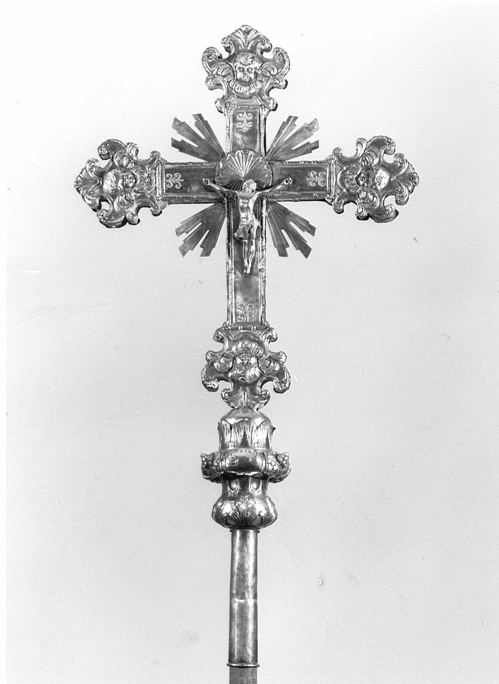 croce processionale - bottega lombarda (seconda metà sec. XVII)