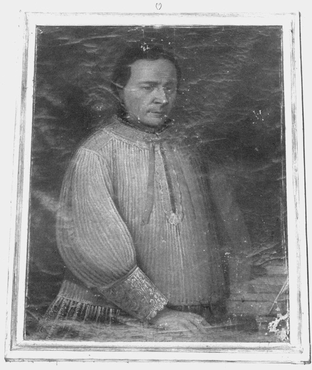 ritratto a mezza figura di prelato (dipinto) - ambito lombardo (sec. XIX)