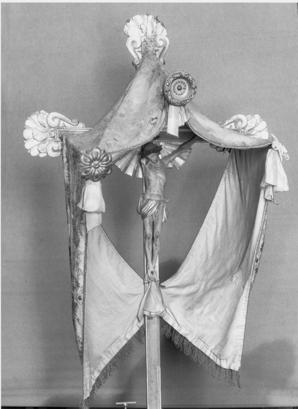 croce processionale - bottega lombarda (prima metà sec. XIX)