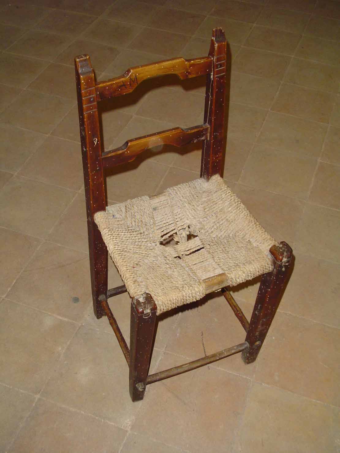 sedia - bottega marchigiana (sec. XX inizio)