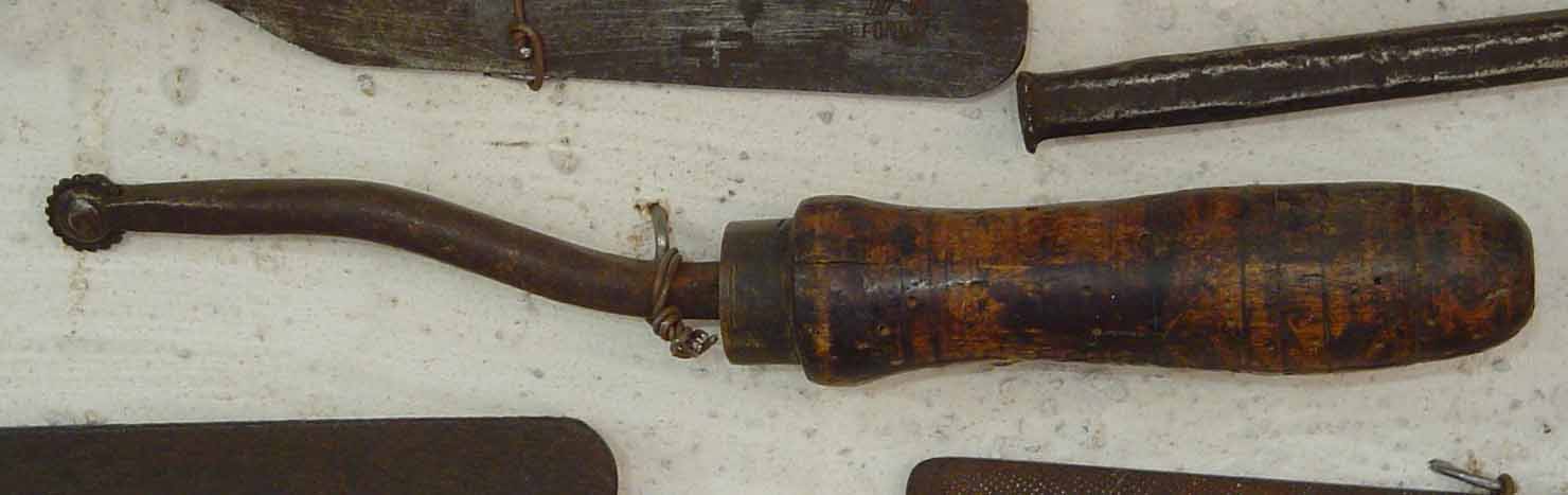 marcapunti, strumento da calzolaio - bottega marchigiana (sec. XX prima metà)