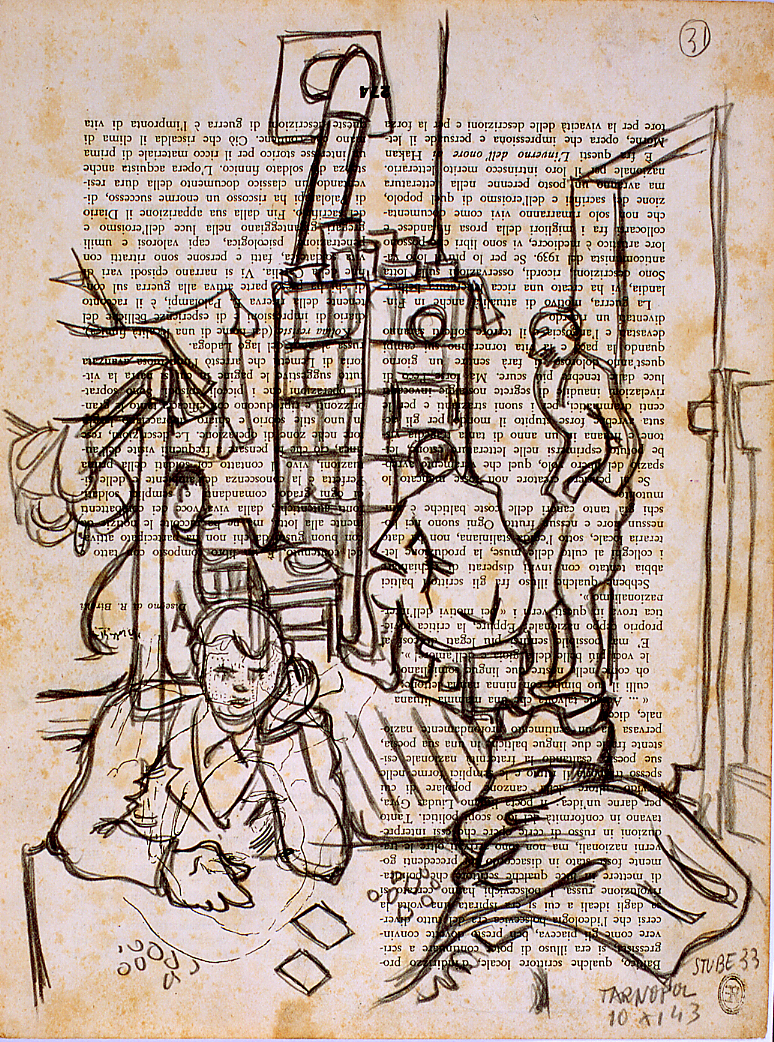 Stube n° 33, stube n° 33 (disegno) di Ercolani Ernesto (sec. XX)