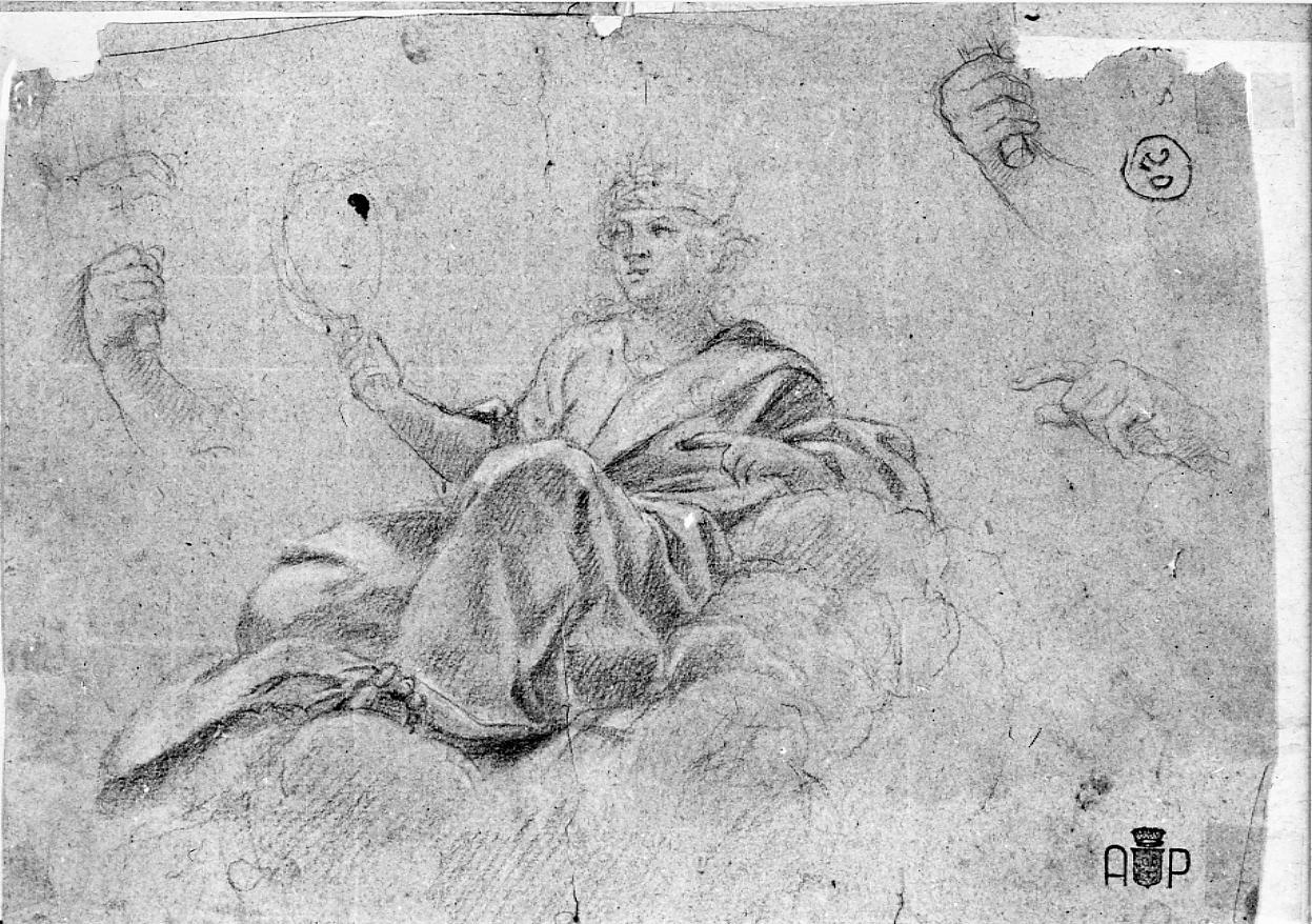 Prudenza e studi di mano (disegno) di Nardini Tommaso (sec. XVIII)