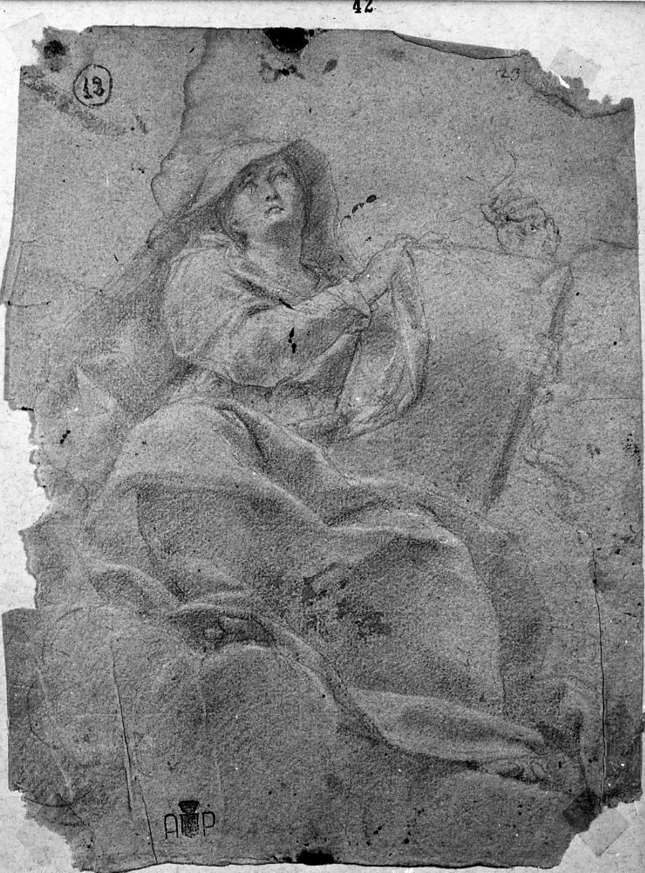 Sibilla Frigia (disegno) di Nardini Tommaso (sec. XVIII)