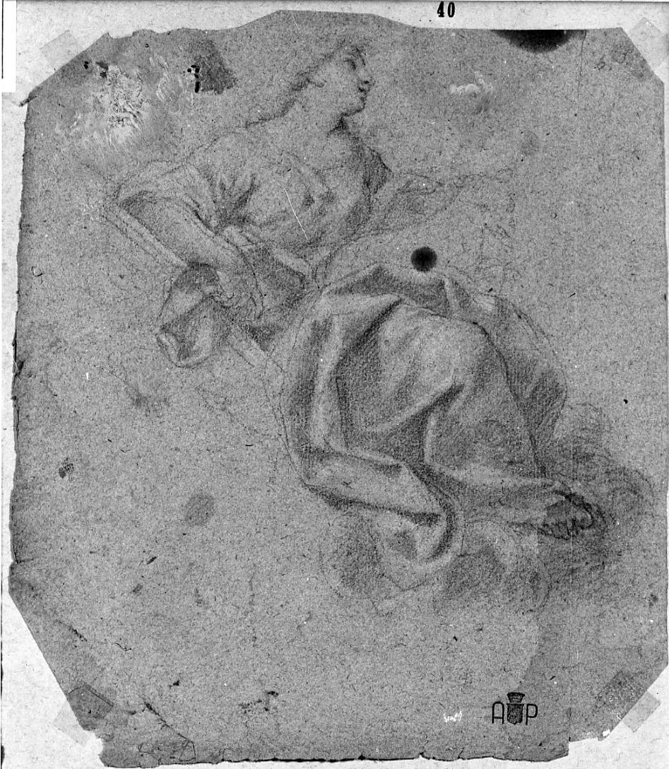 figura allegorica (disegno) di Nardini Tommaso (sec. XVIII)